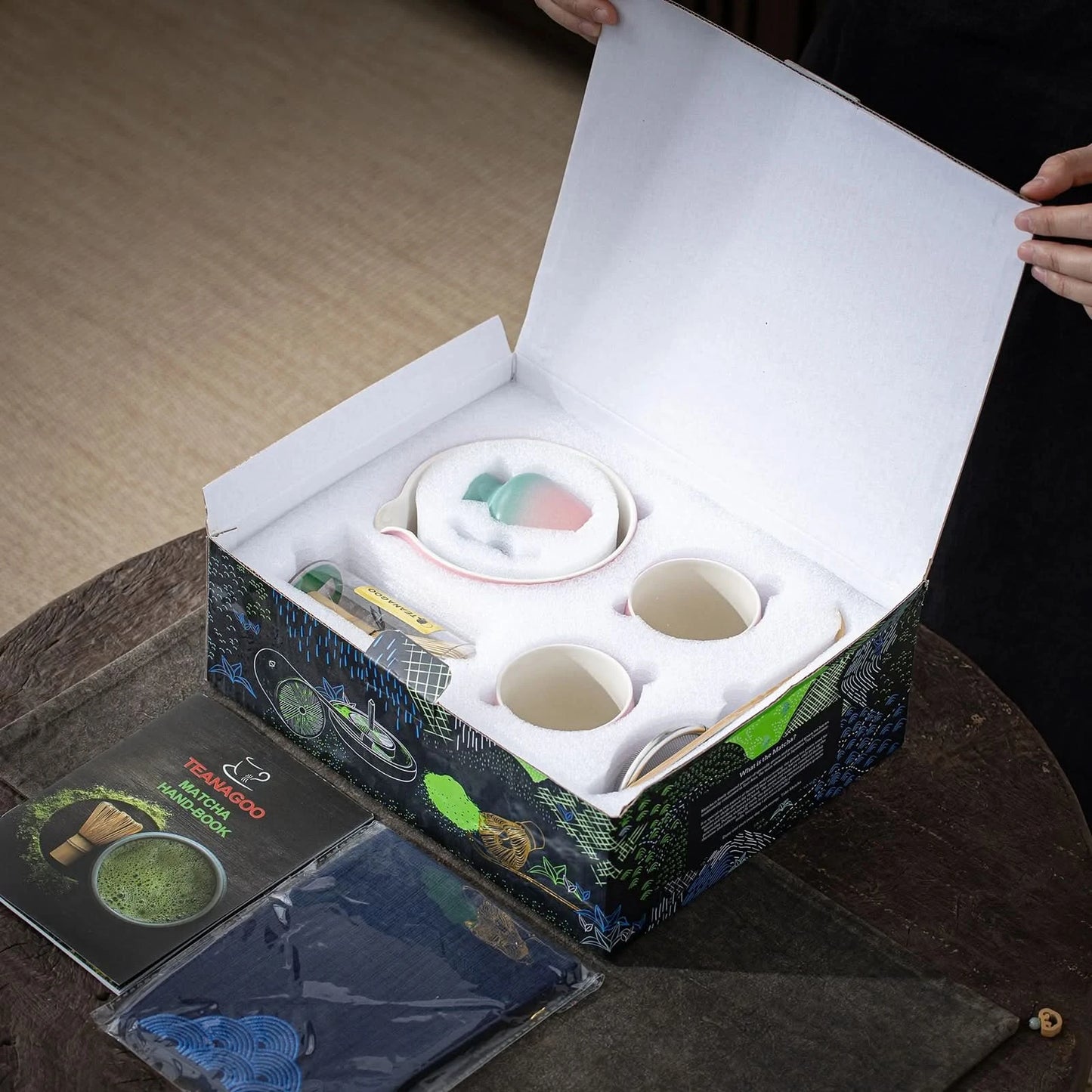 Matcha Set-Sharing Set Pinky Blue