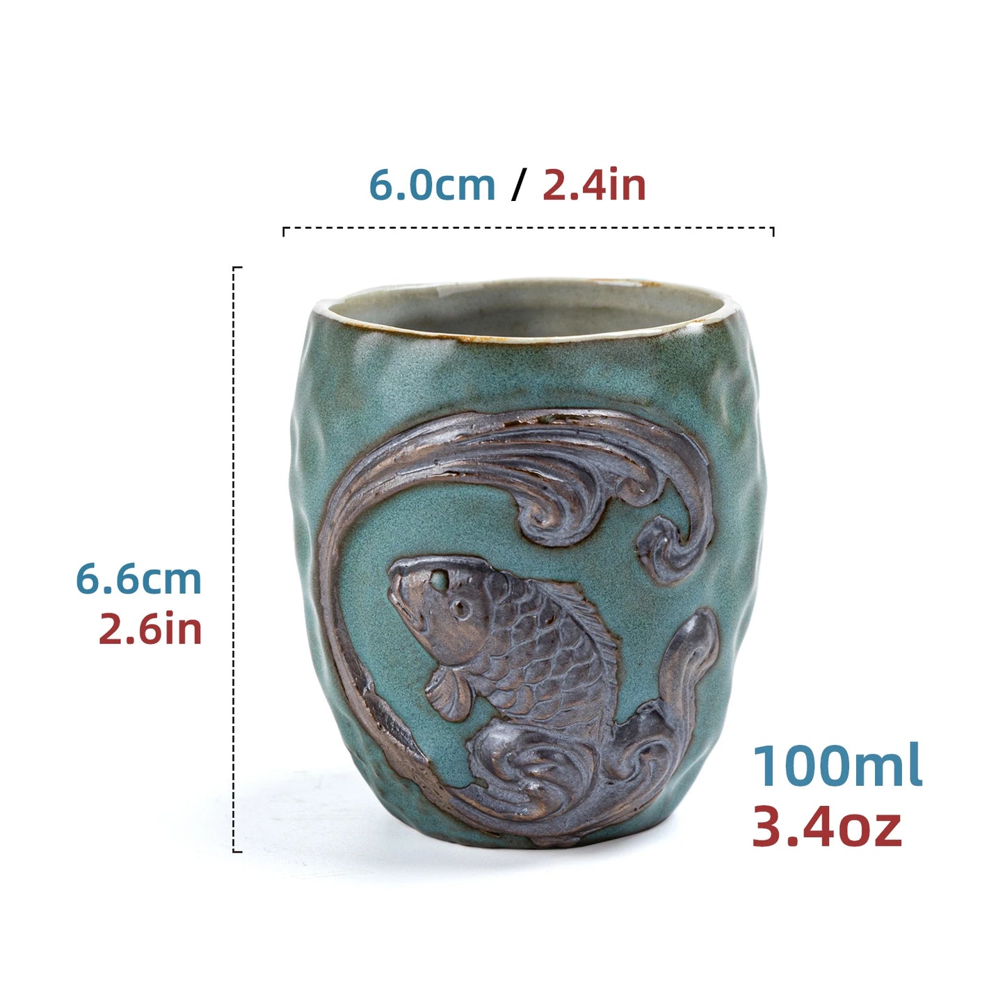 Stone Fish ZEN Cup Jade 100ml