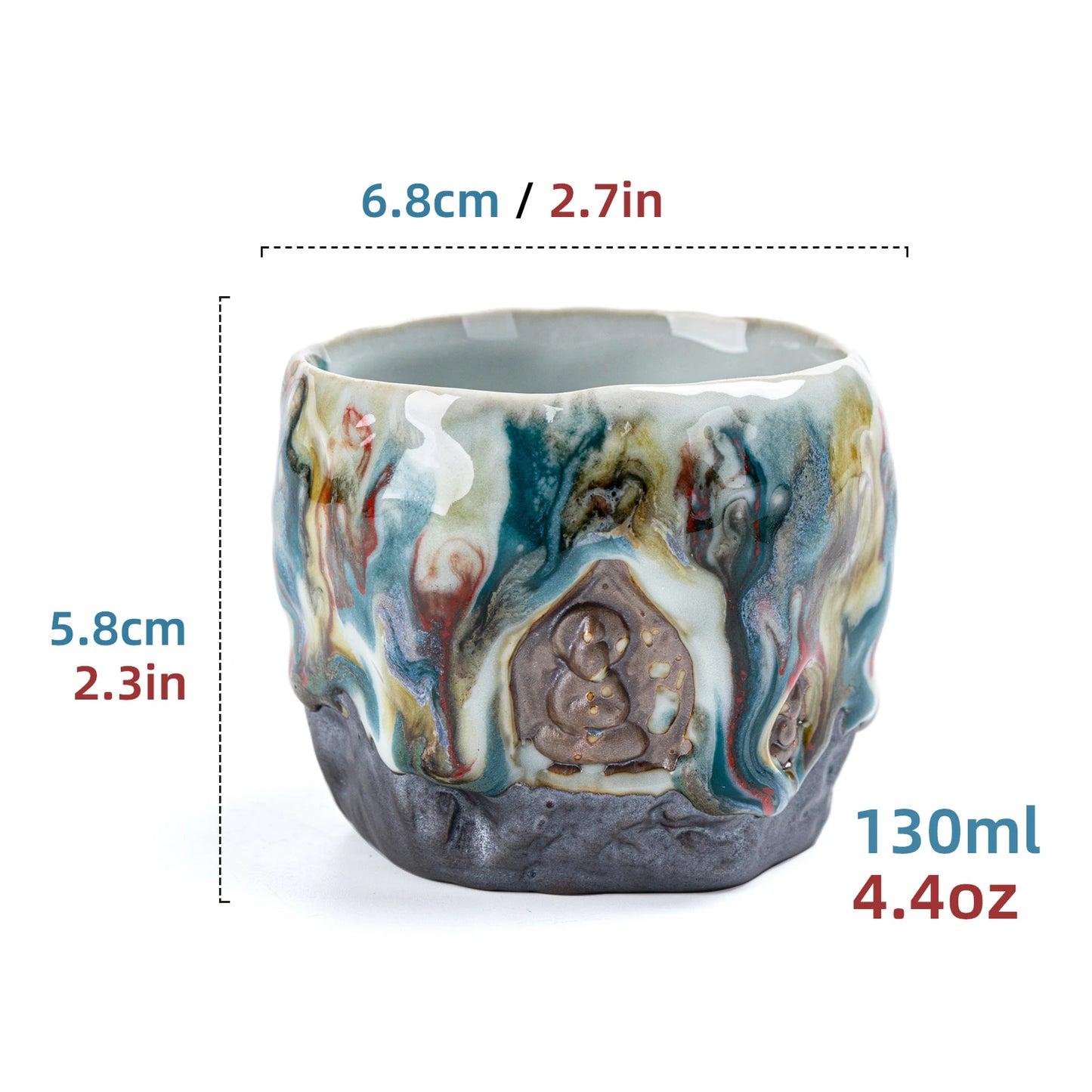 Dunhuang ZEN Cup Shino Ware 130ml
