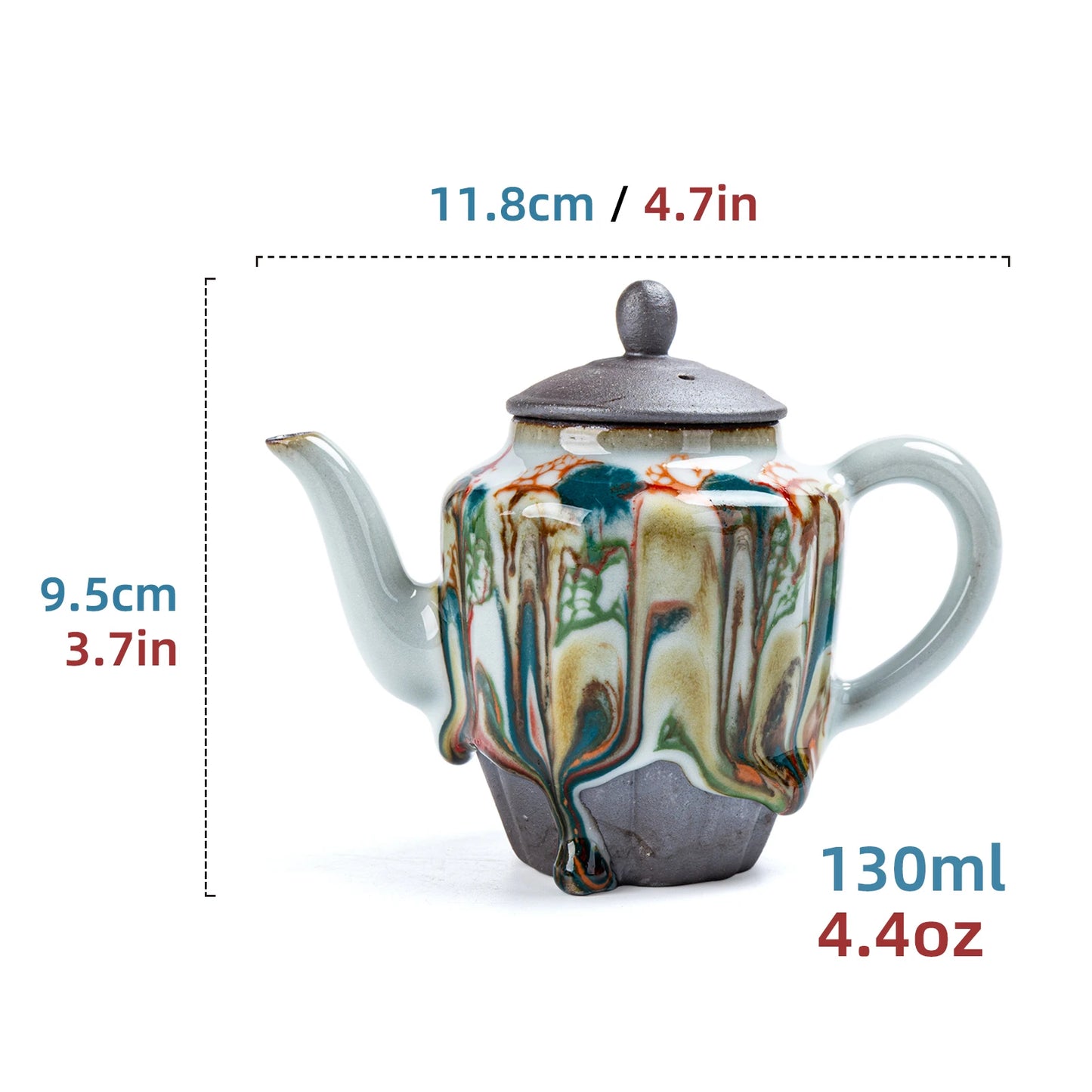 Jade Moon ZEN Teapot Shino Ware 130ml