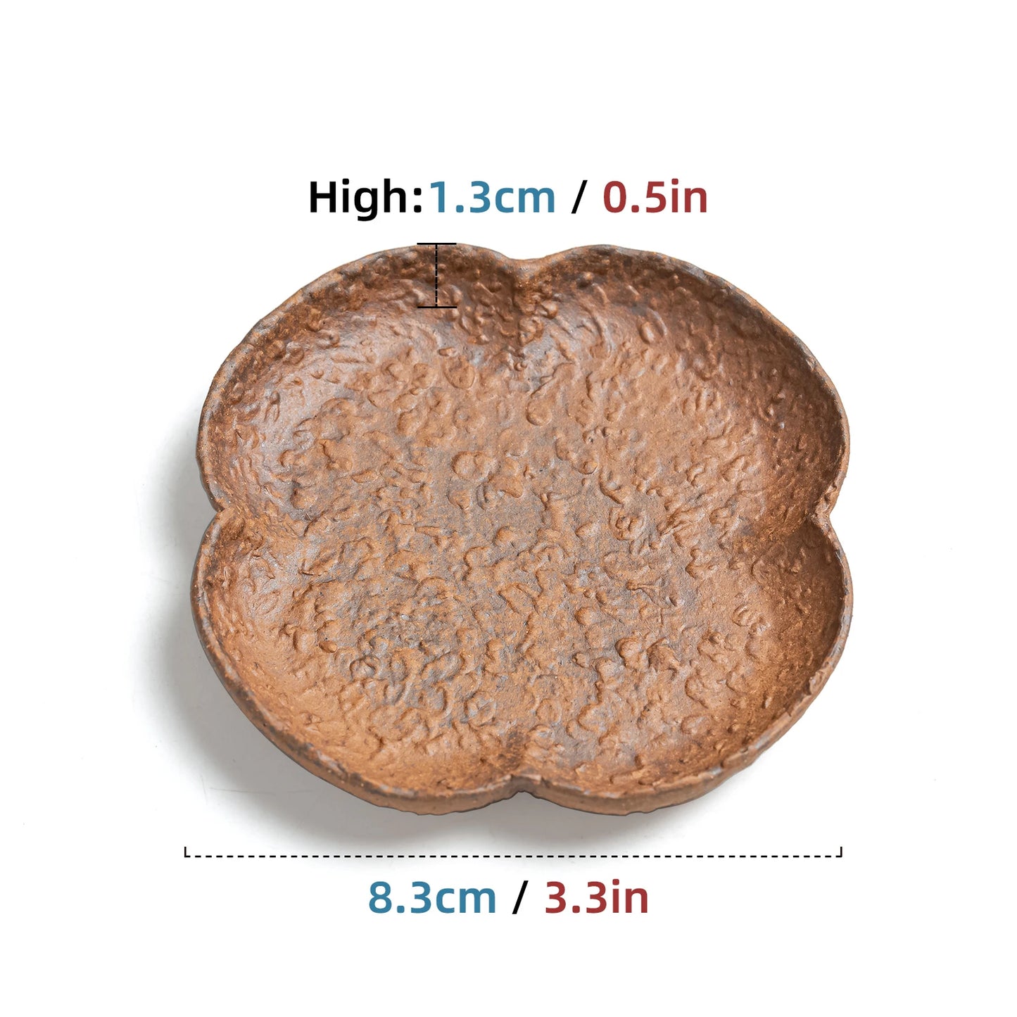 Raw Clay Petal Cup Mat