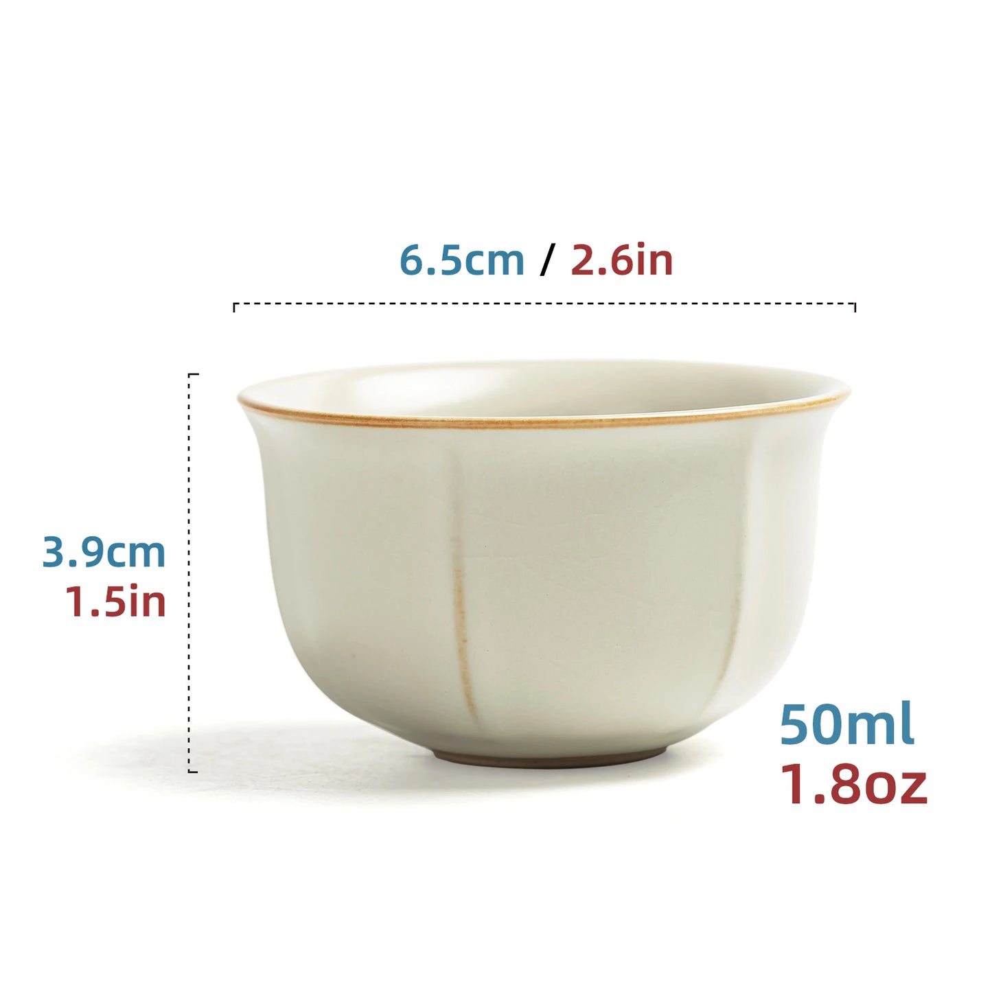 Ivory Grace Teacup 50ml