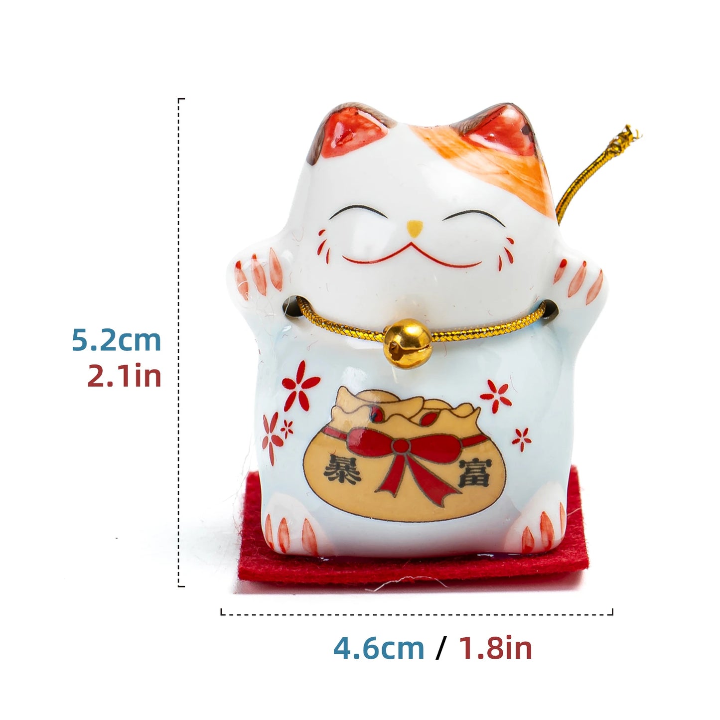 Lucky Maneki-Neko Blue Teapet