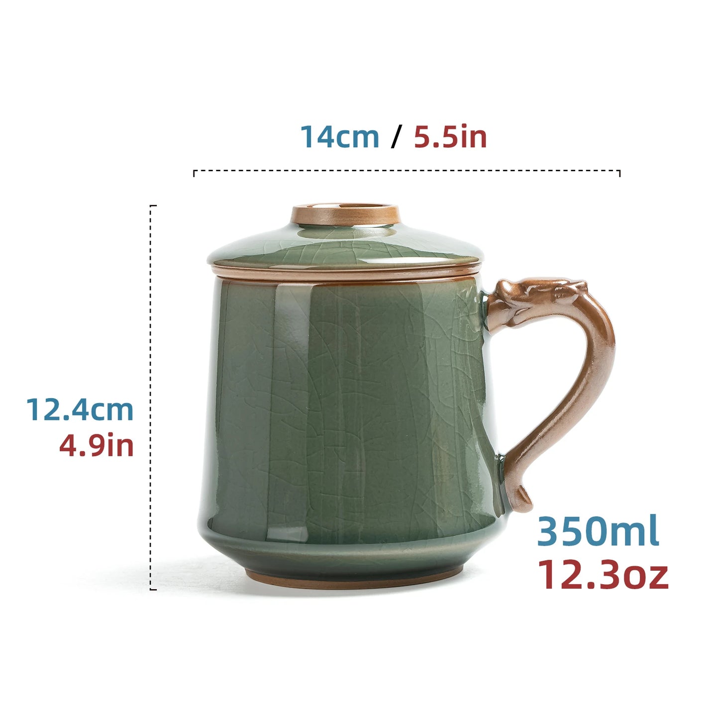 Emerald Harmony Infusion Mug 350ml