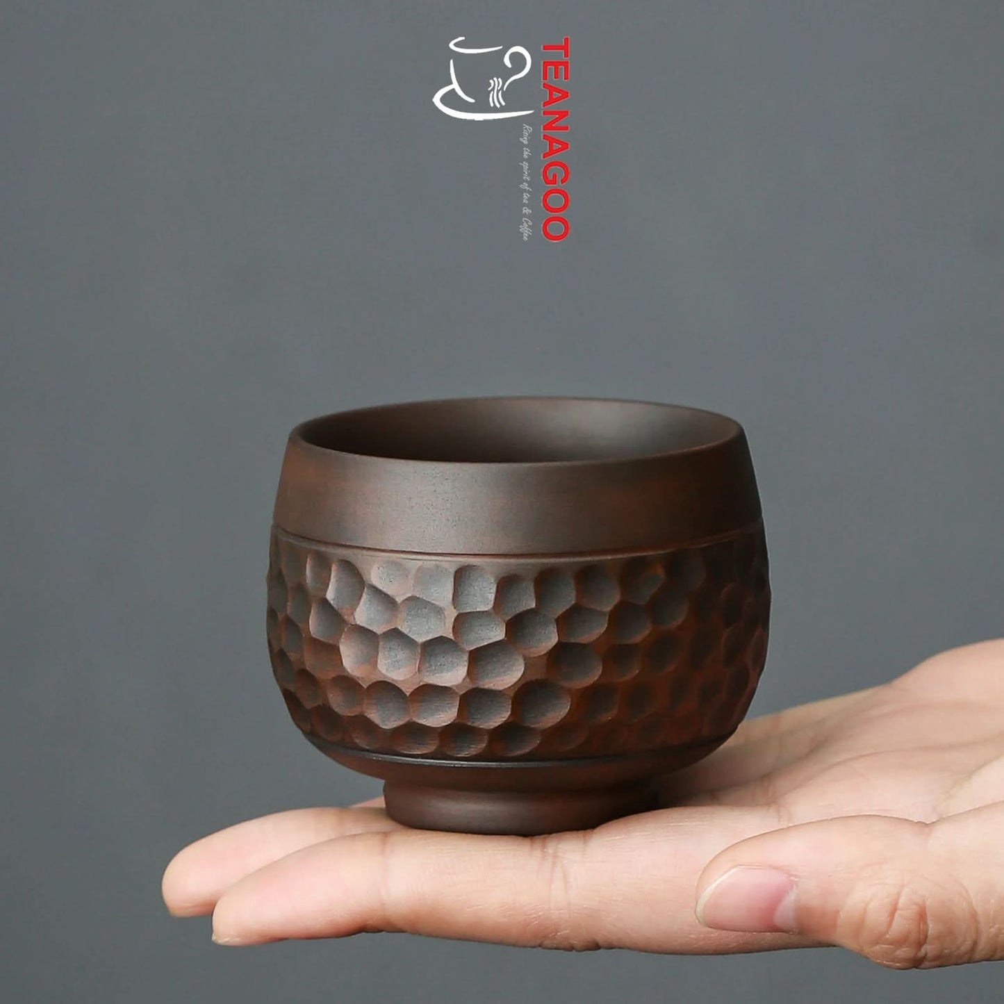 Handmade Ceramic Teacup Pottery Clay Tea Cup 65ml