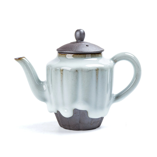 Jade Moon ZEN Teapot Pearl Drip Glaze 130ml