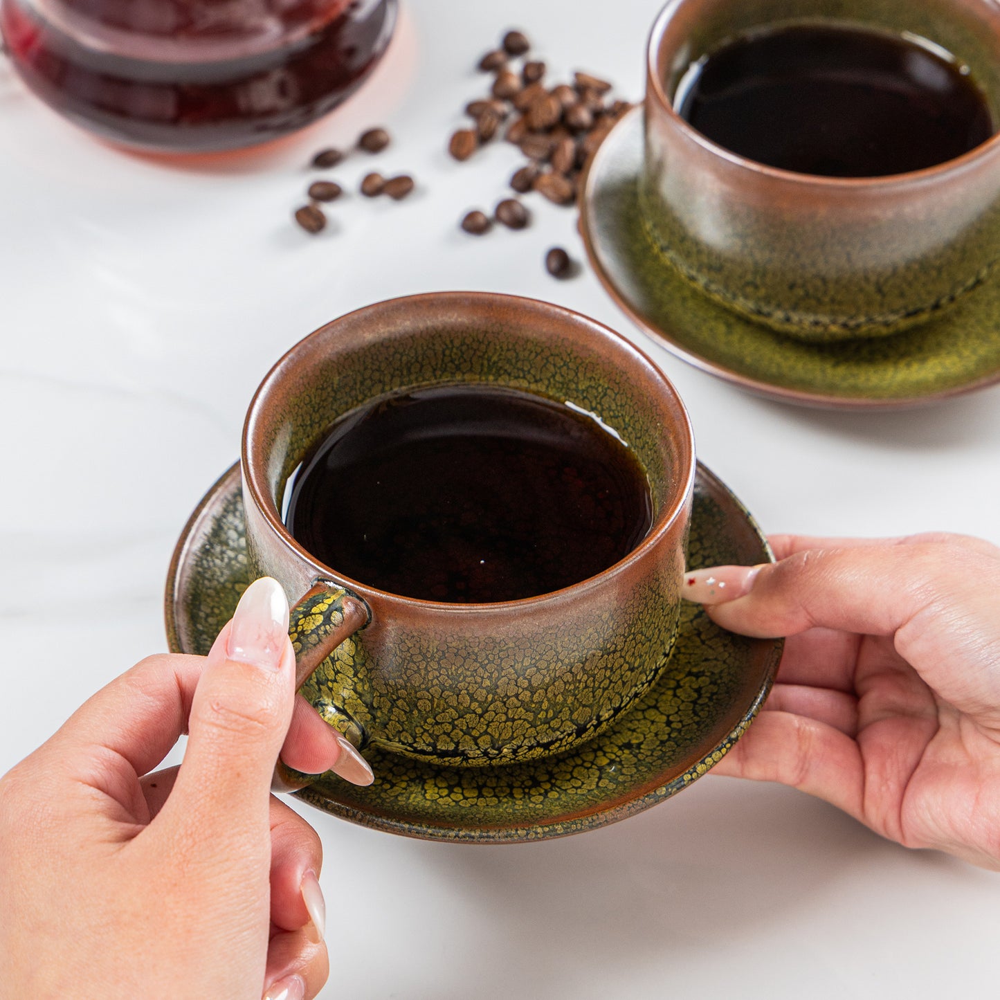Golden Oilspot Mug