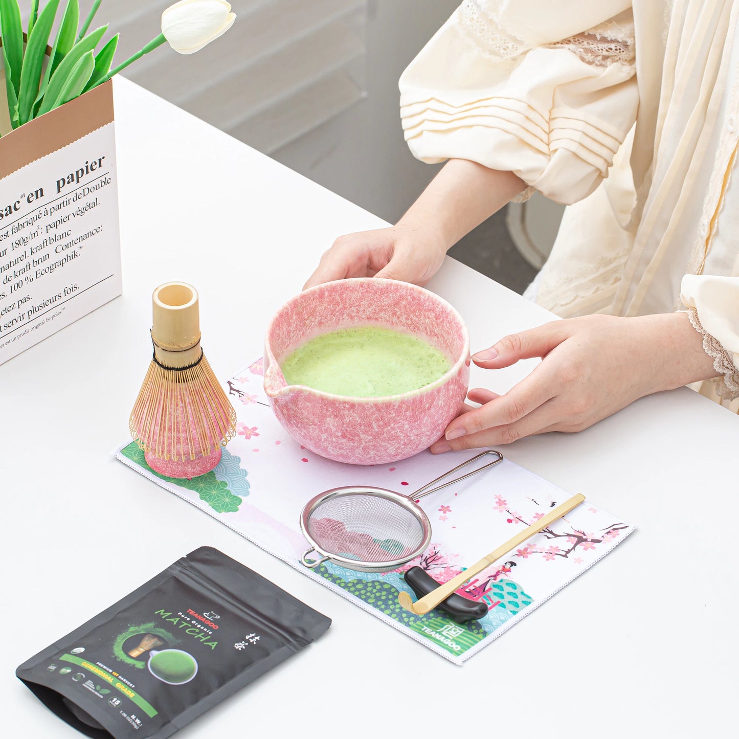 Matcha Set-Beginner Set Pink Paradise