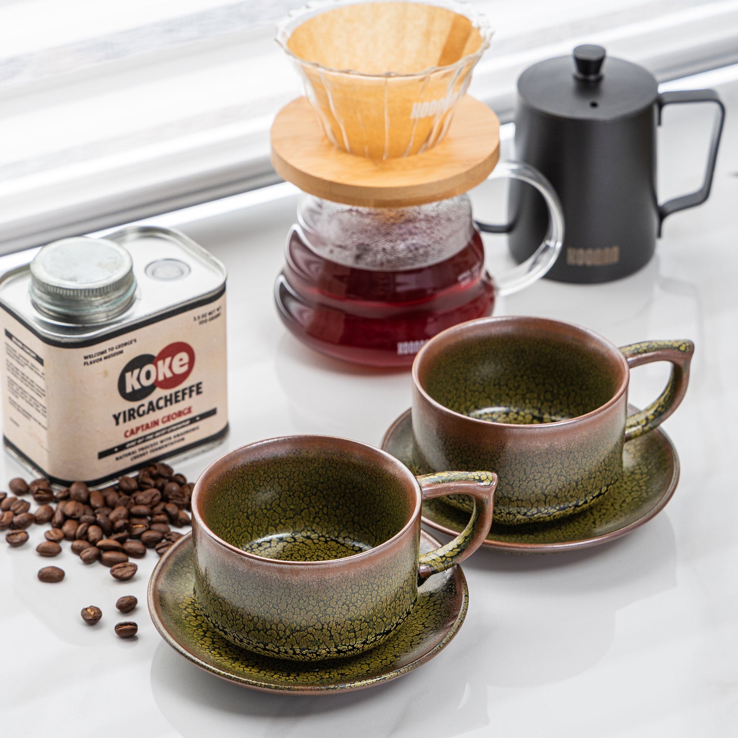 Golden Oilspot Mug