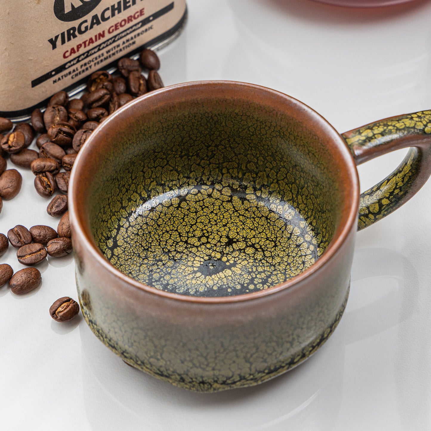 Golden Oilspot Mug