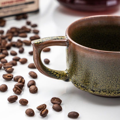 Golden Oilspot Mug