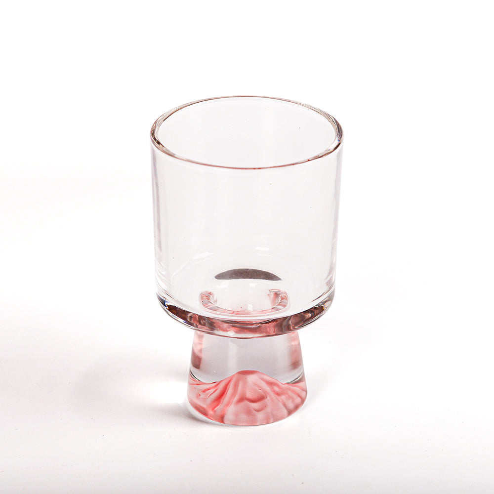 Mountain Glass Cup Pink