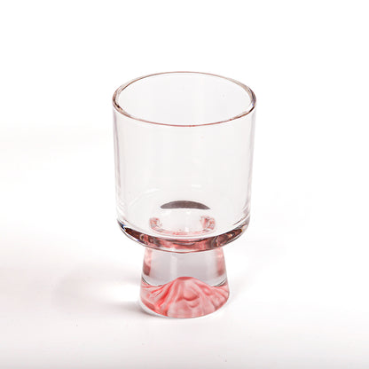 Mountain Glass Cup Pink
