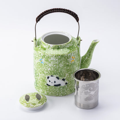 Lucky Panda Porcelain Teapot