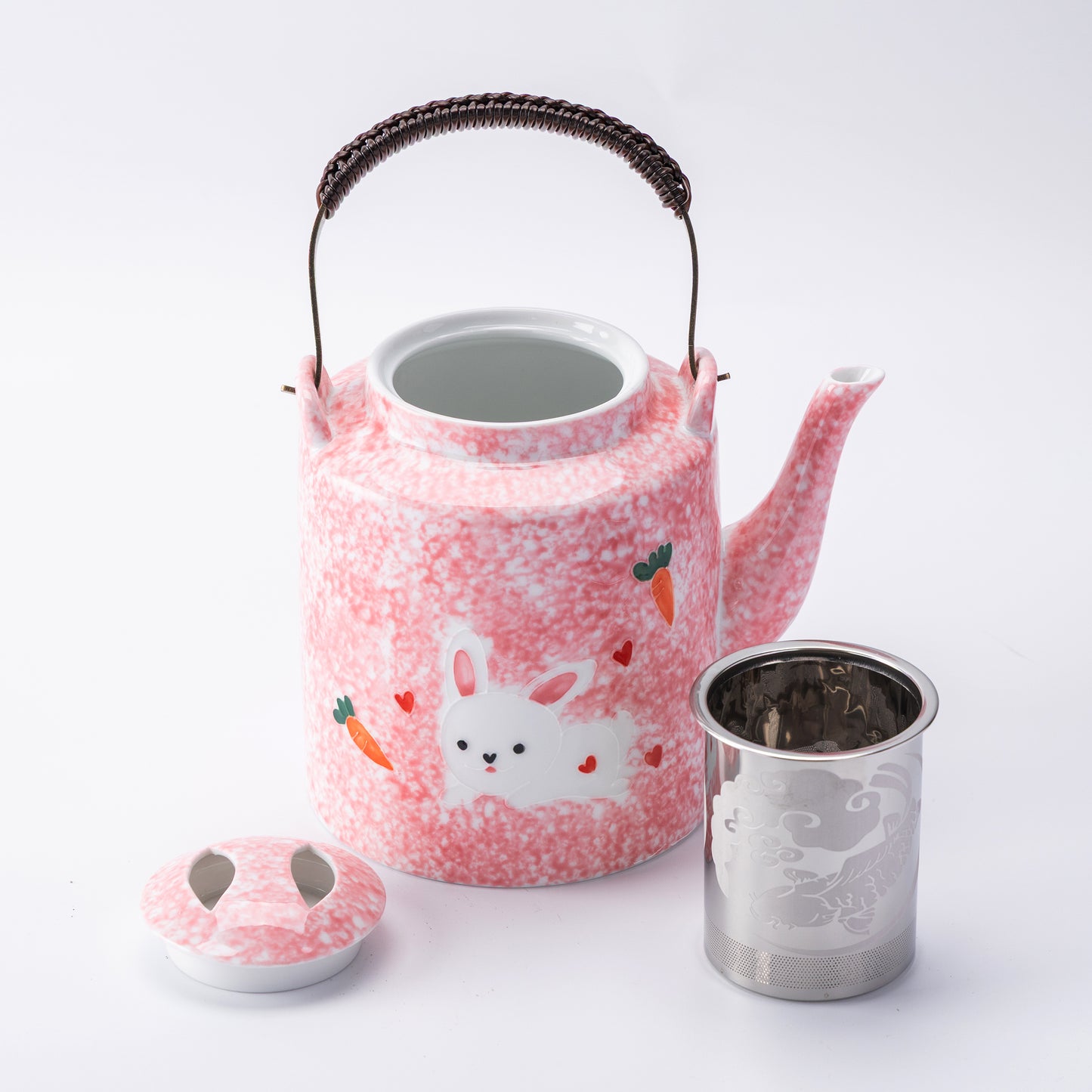 Cute Bunny Porcelain Teapot