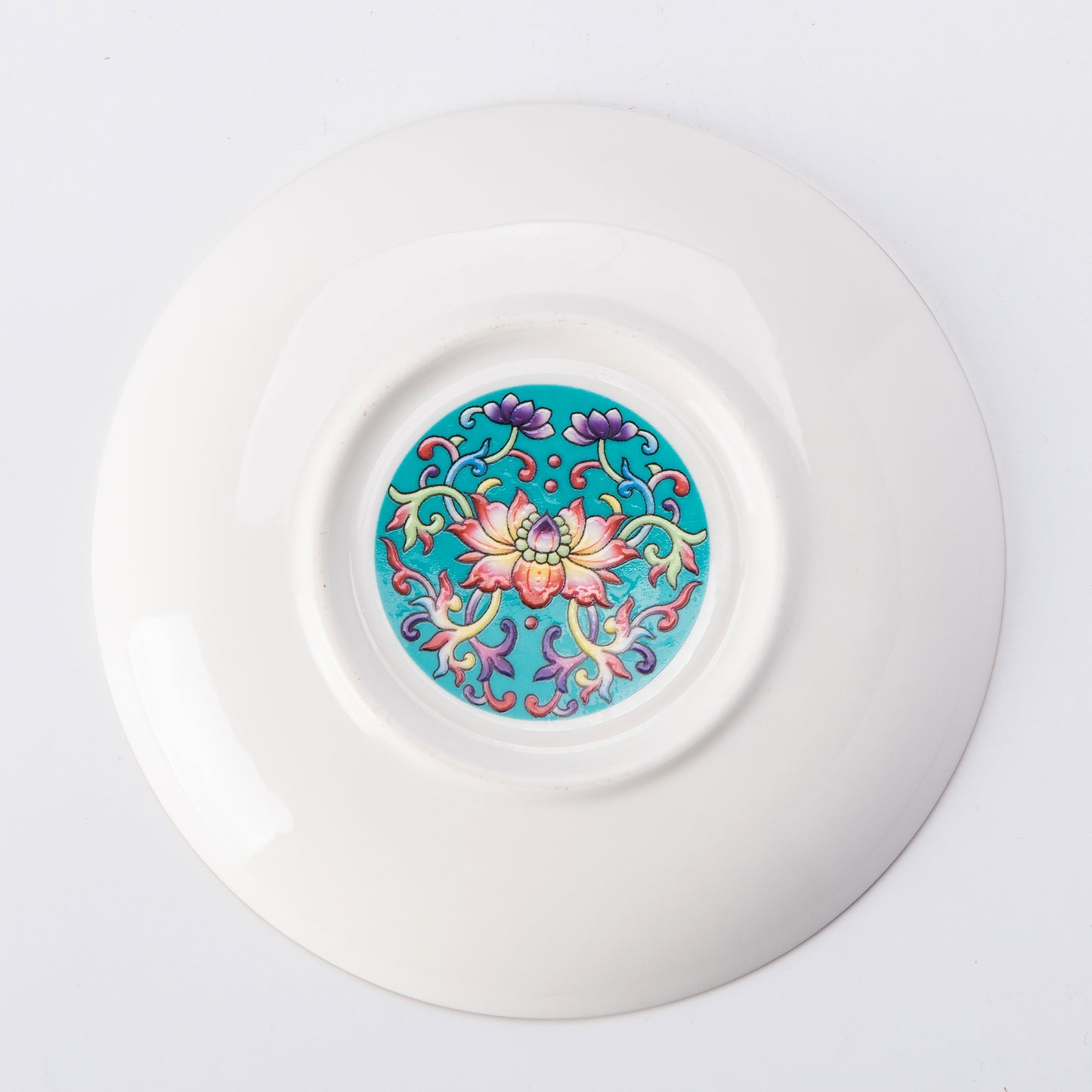 Celadon Bird & Blossom Porcelain Coffee Mug & Saucer