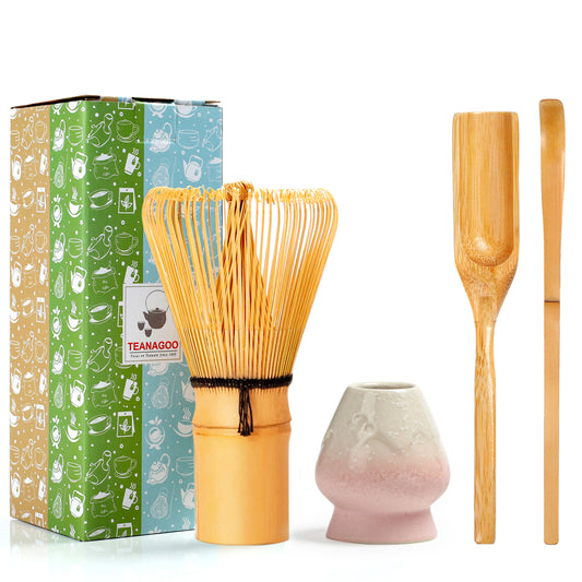 Matcha Whisk Set Mountain Pink