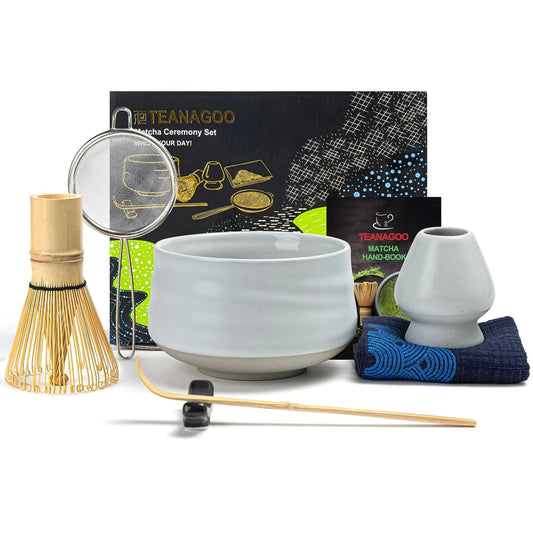 Matcha Set-Beginner Set Ceramic White