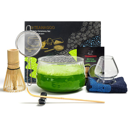 Crystal White Matcha Bowl
