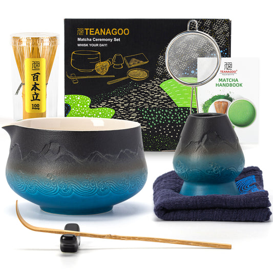 Matcha Set-Beginner Set Landscape Pointy Bowl