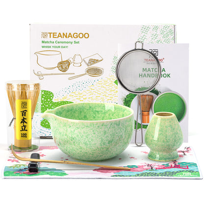 Green Paradise Matcha Bowl with Spout