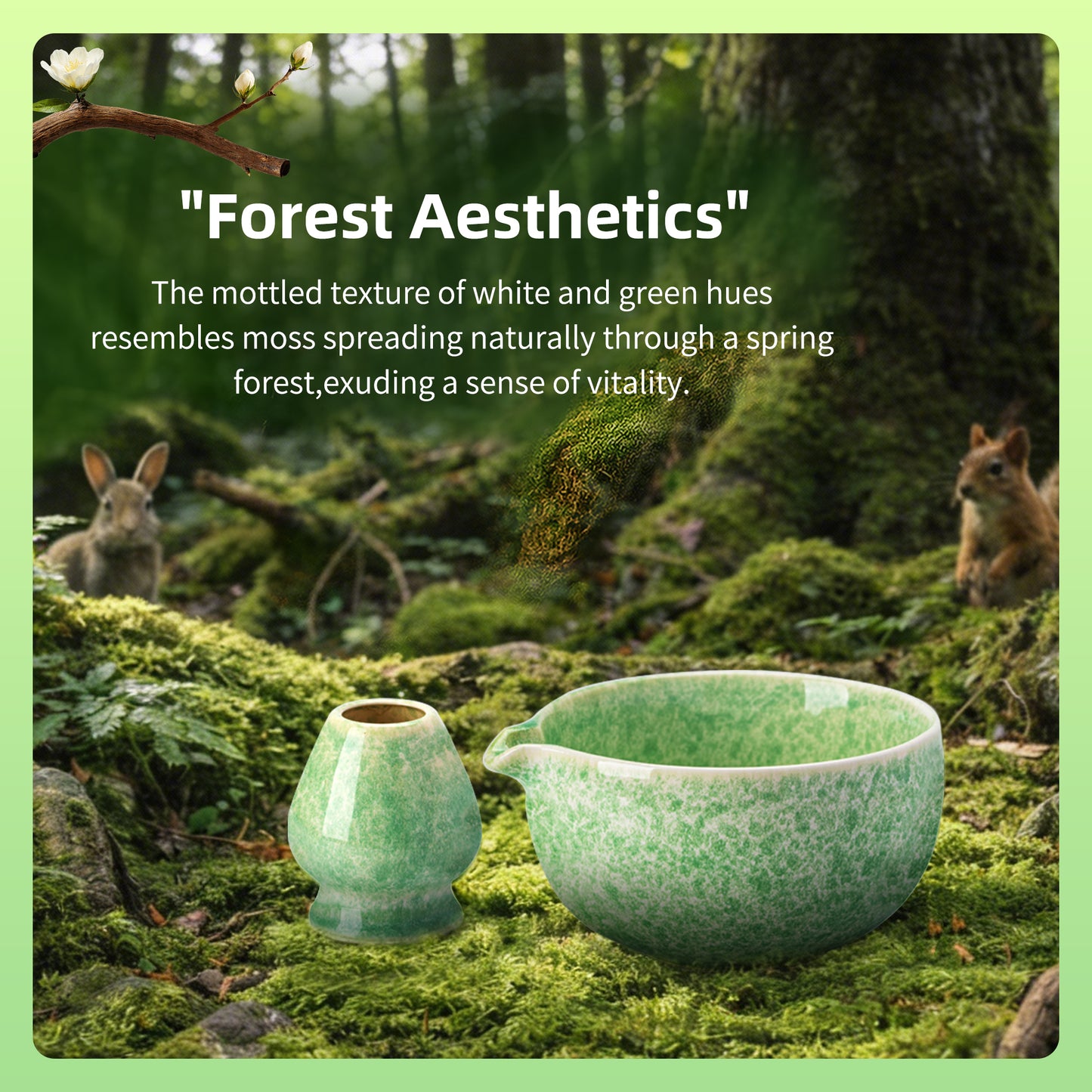 Matcha Set-Binnger Set Green Paradise