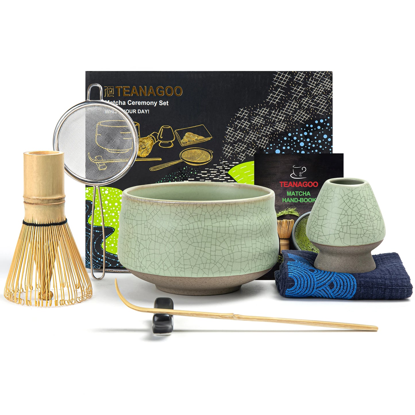 Green Web Matcha Bowl