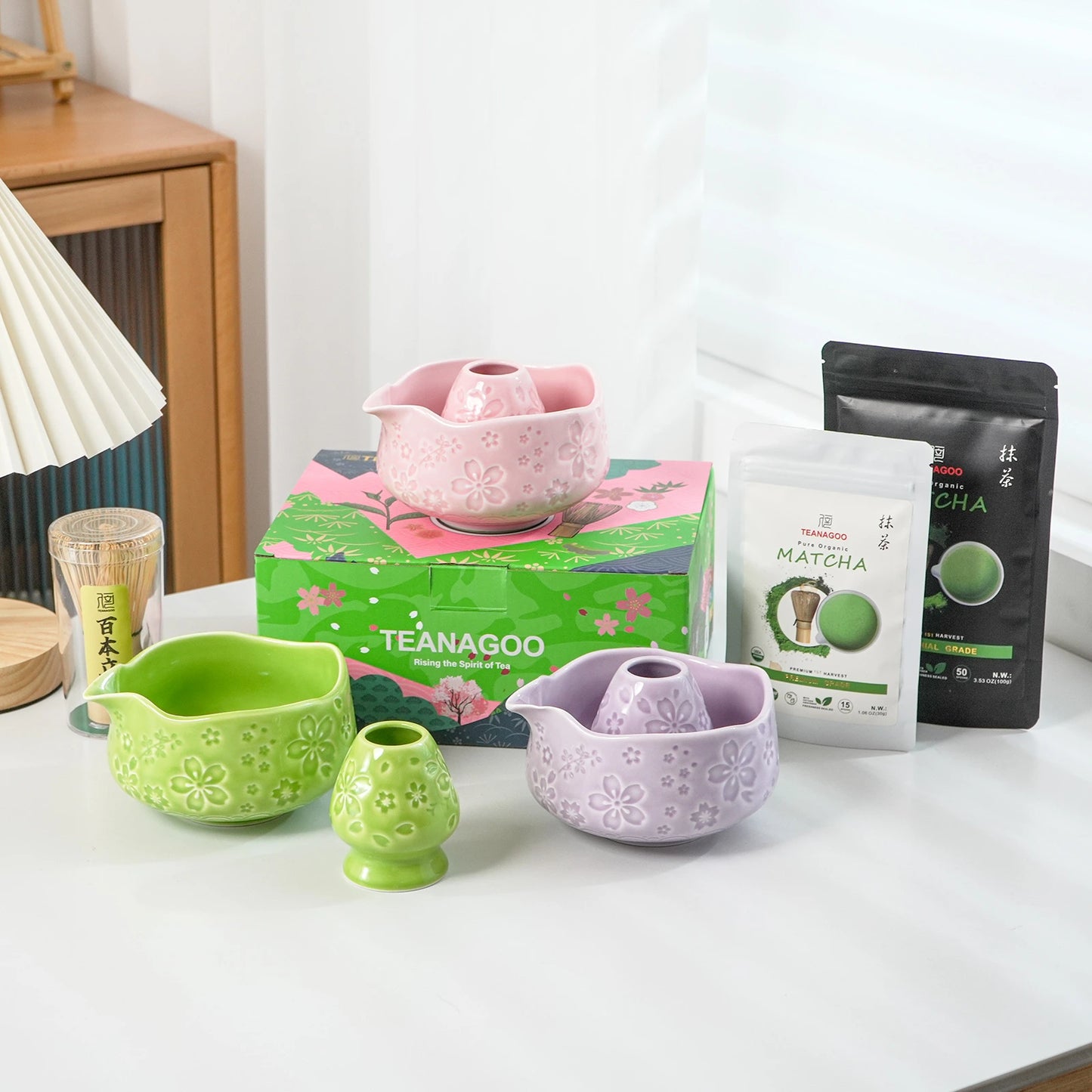 Matcha Set-Beginner Set Sakura Pink
