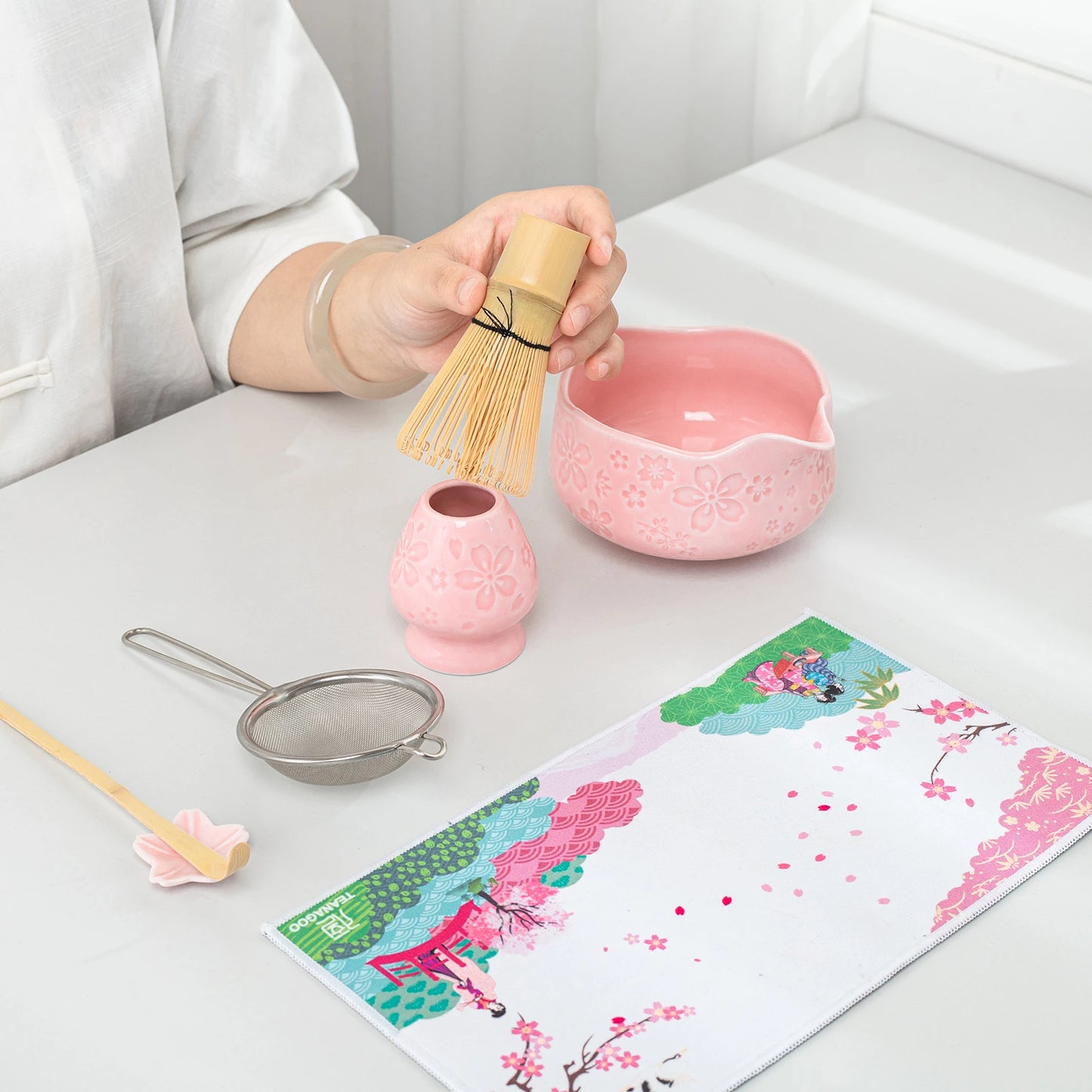 Matcha Set-Beginner Set Sakura Pink