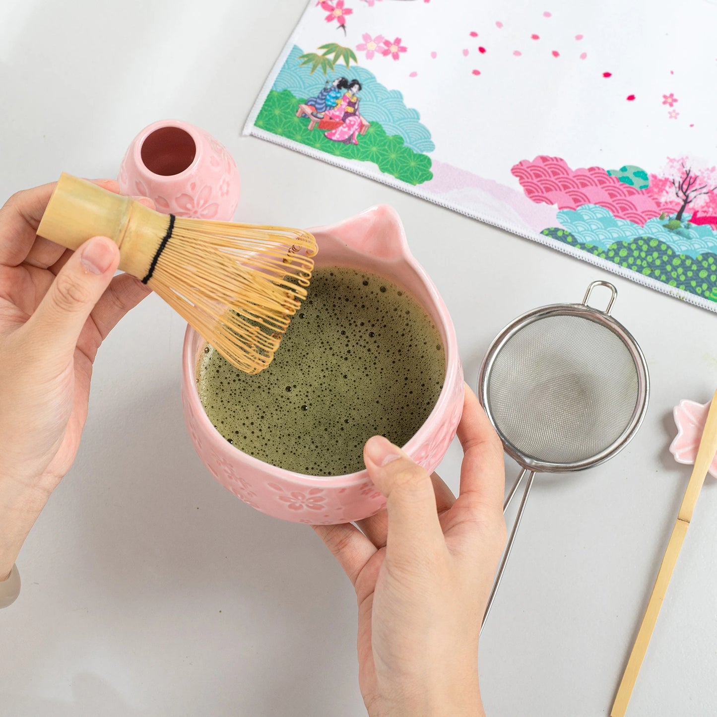 Matcha Set-Beginner Set Sakura Pink