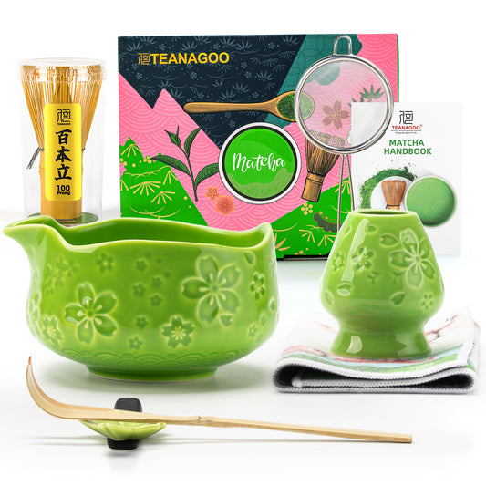 Matcha Set-Beginner Set Sakura Green