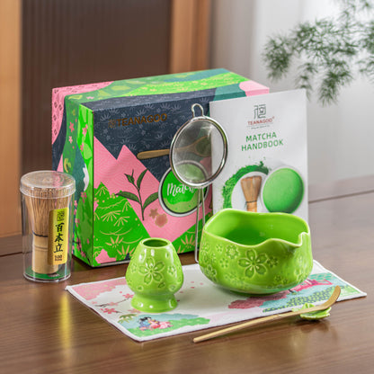 Matcha Set-Beginner Set Sakura Green