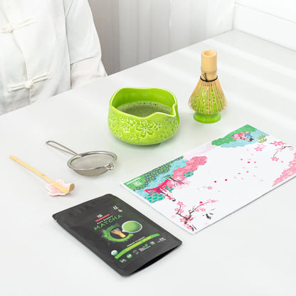 Matcha Set-Beginner Set Sakura Green