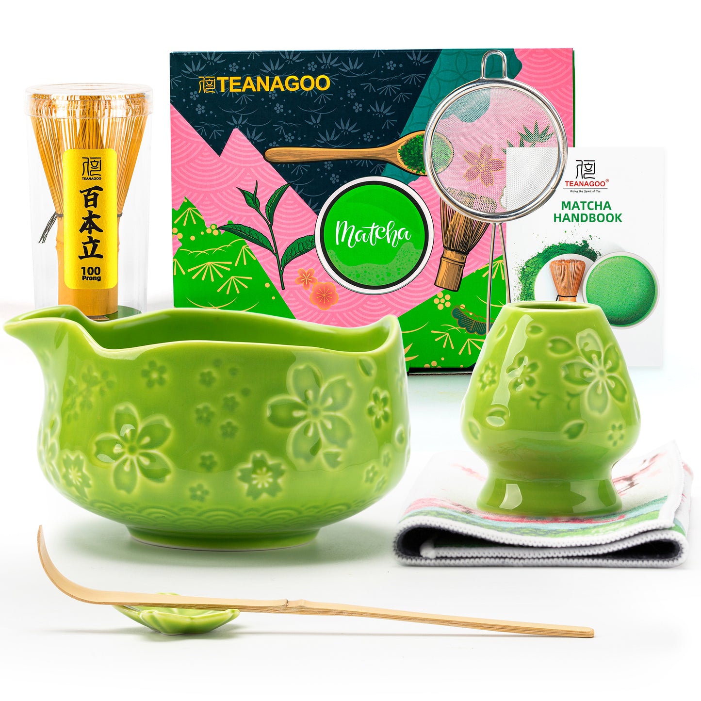 Matcha Set-Beginner Set Sakura Green