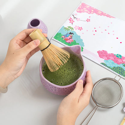 Matcha Set-Beginner Set Sakura Purple