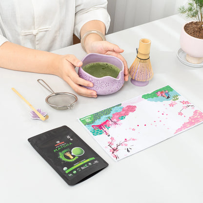 Matcha Set-Beginner Set Sakura Purple