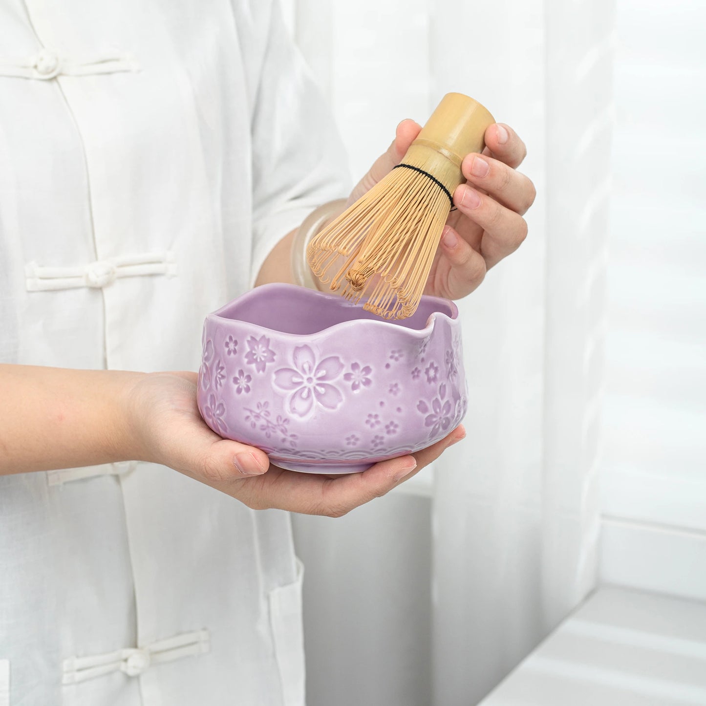 Matcha Set-Beginner Set Sakura Purple