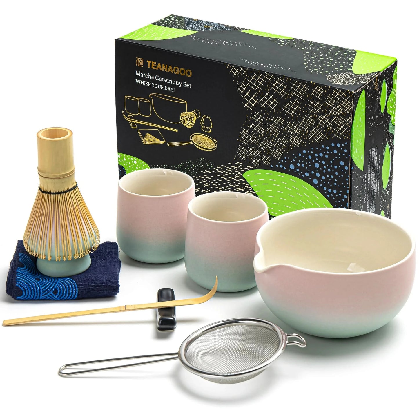 Matcha Set-Sharing Set Pinky Blue