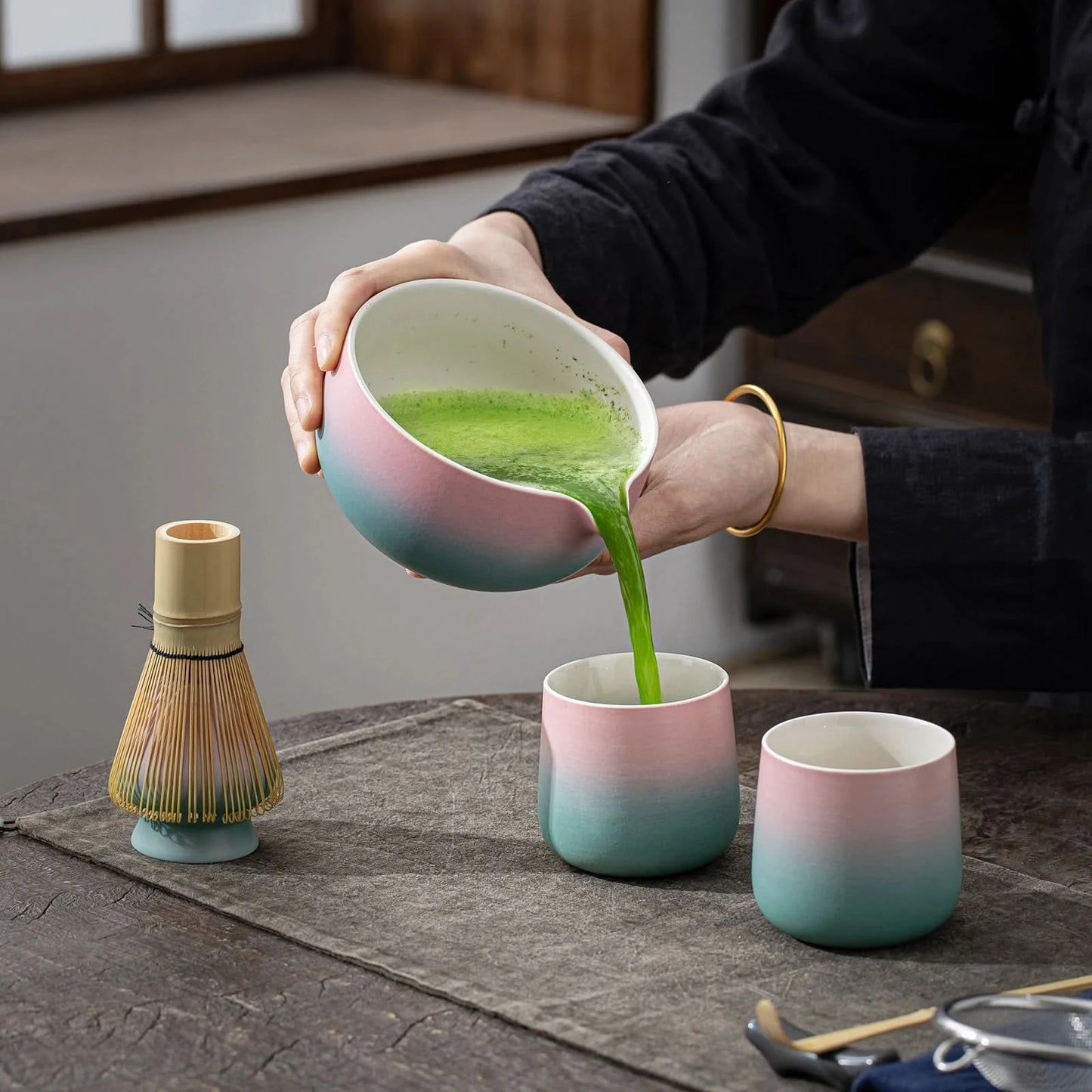 Matcha Set-Sharing Set Pinky Blue