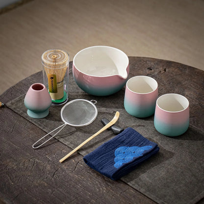 Matcha Set-Sharing Set Pinky Blue