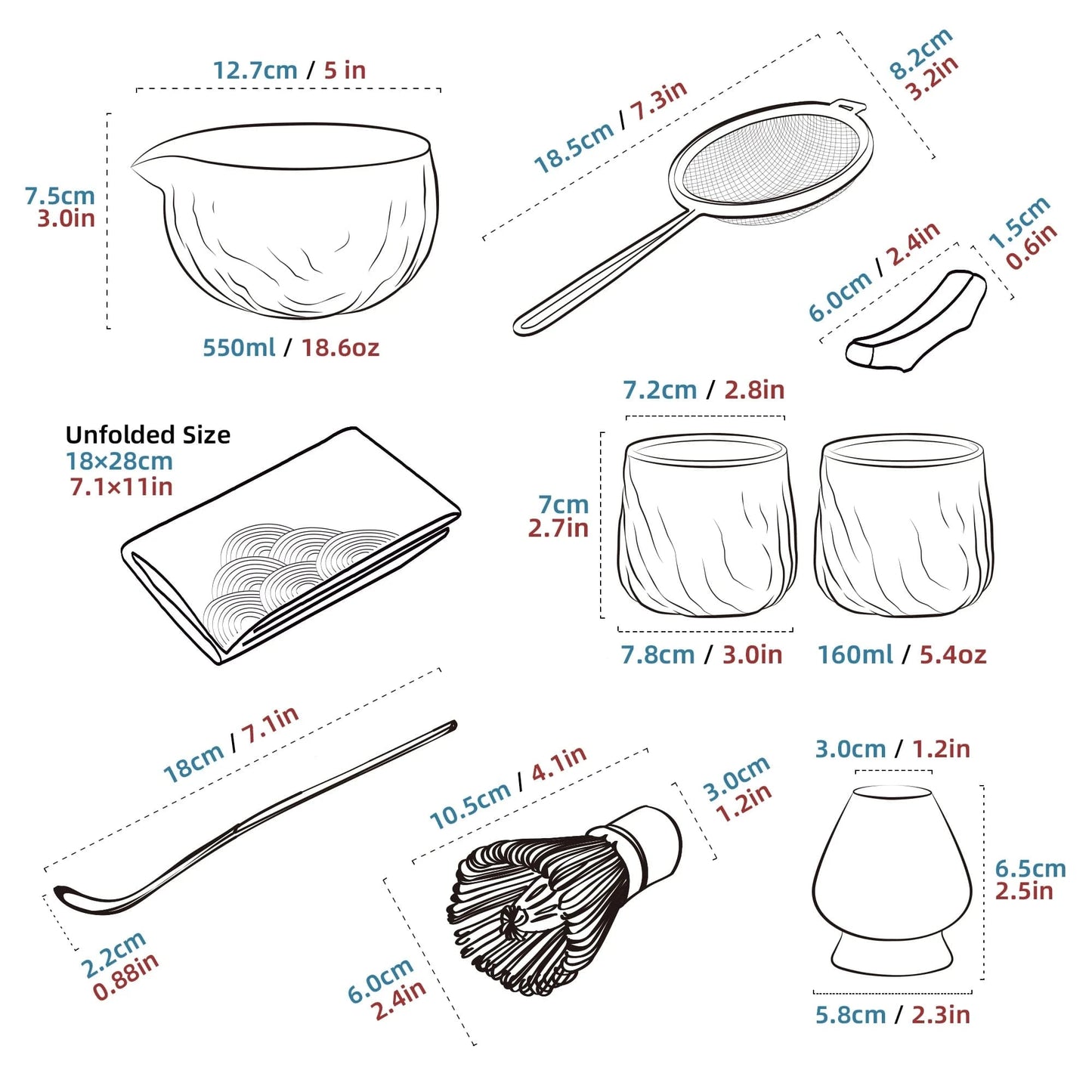 Matcha Set-Sharing Set Crystal White