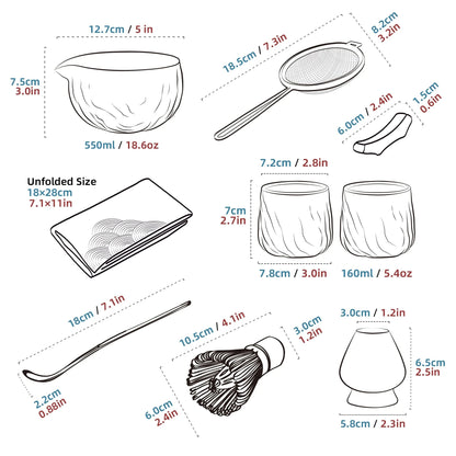 Matcha Set-Sharing Set Crystal White