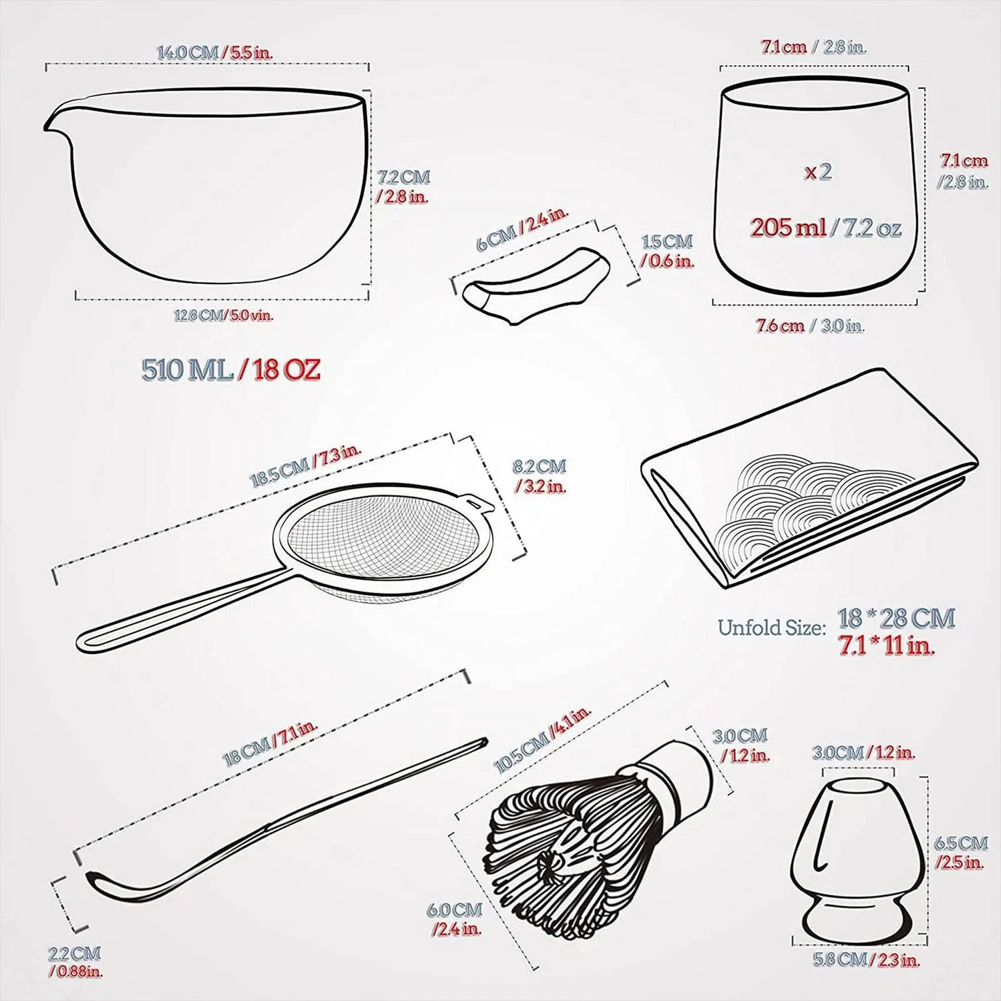 Matcha Set-Sharing Set Dusty Grey