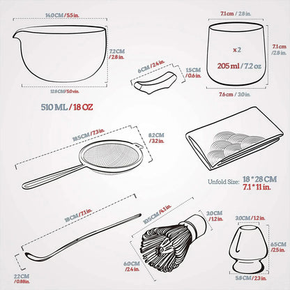 Matcha Set-Sharing Set Dusty Grey