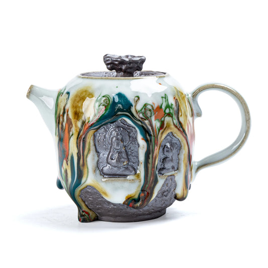 Dunhuang ZEN Tea Pot Shino Ware 200ml