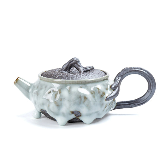 Withered Wood ZEN Teapot Pearl Drip Glaze 220ml