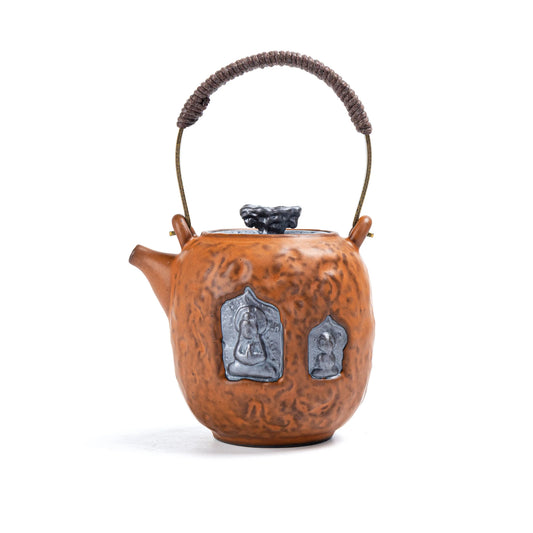 Dunhuang Bridge Handle ZEN Teapot Earth Tone 200ml