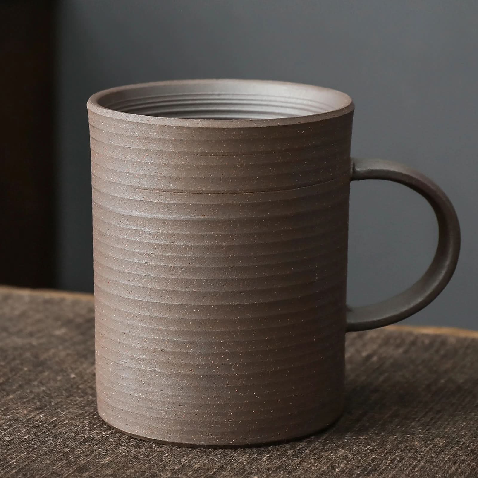 Handcrafted Ceramic Tea Cup Pottery Clay Coffee Mug 125ml