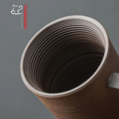 Handcrafted Ceramic Tea Cup Pottery Clay Coffee Mug 125ml