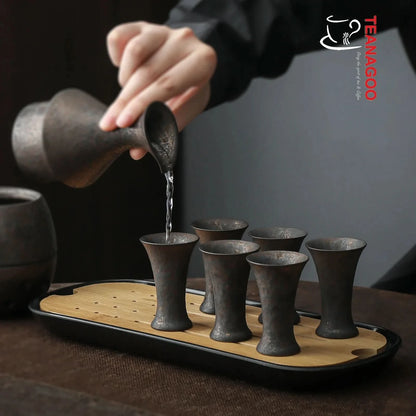 Handmade Ceramic Matte Glazed Finish Sake Cups